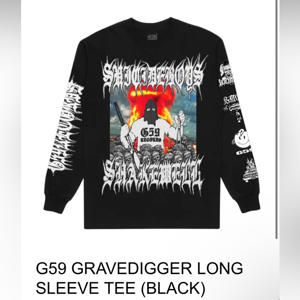 G59 GRAVEDIGGER LONG
SLEEVE TEE (BLACK)